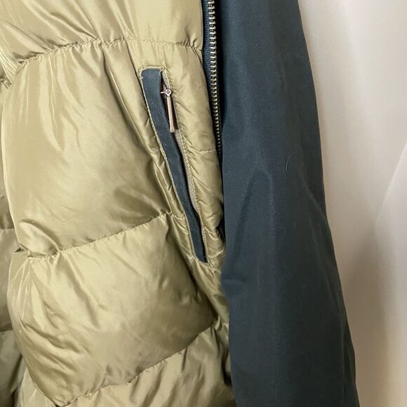 VTG Eddie Bauer Dark Green Premium Goose Down Expedition Parka Jacket Men Large - Picture 13 of 14